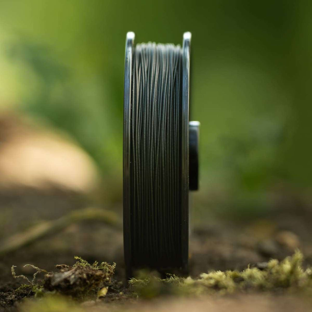 PB Products Skinless hooklink in Weed, side view