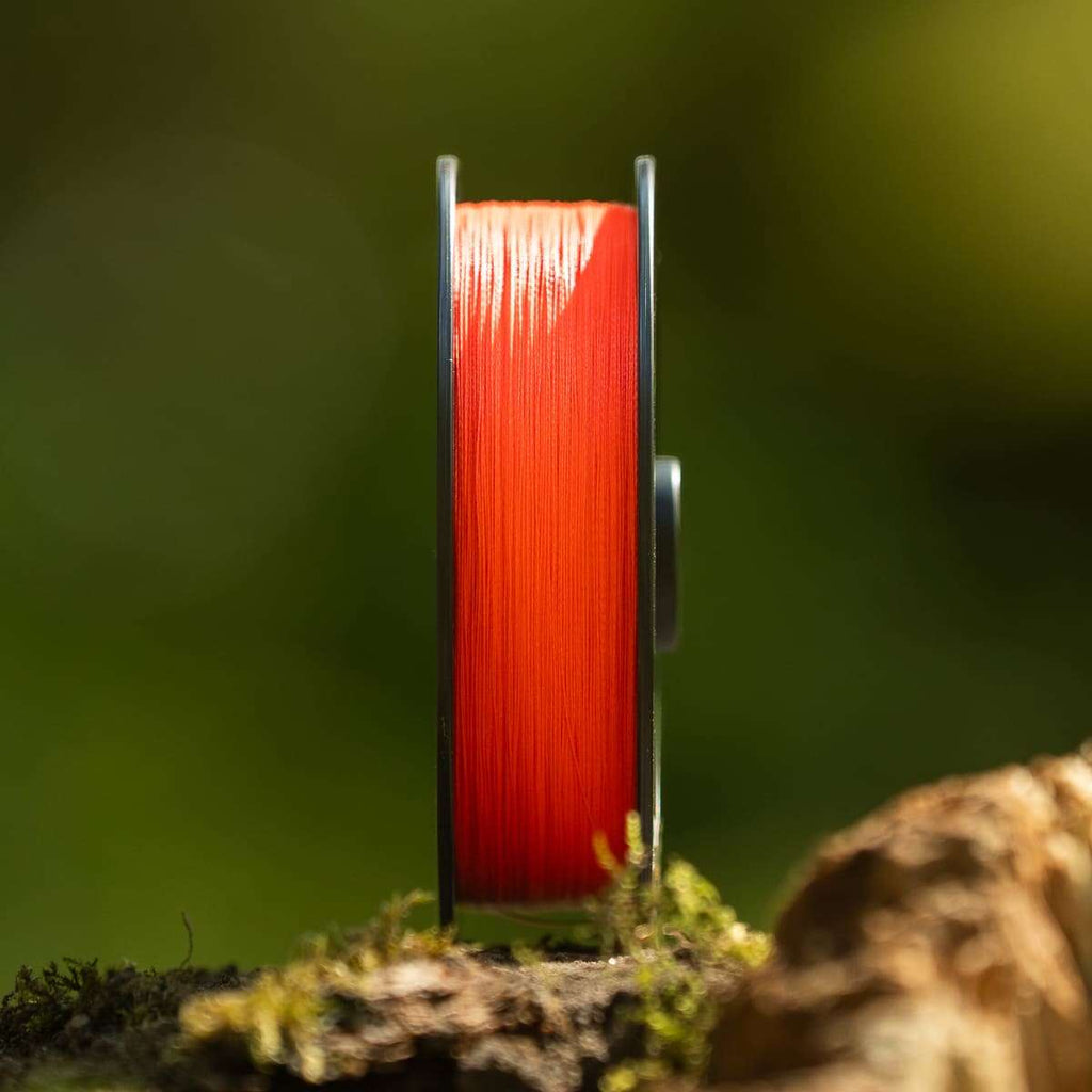 PB Products Spod and Marker Braid fluoro orange, side view